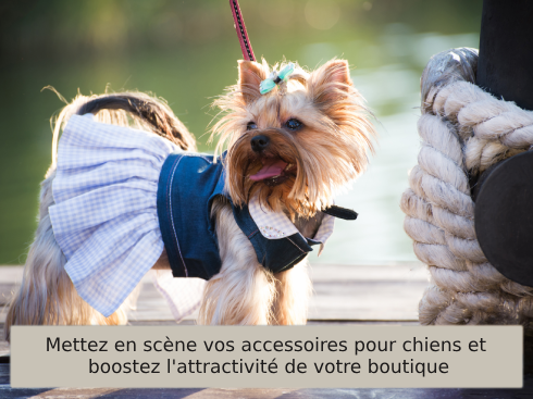 Mettez en scène vos accessoires pour chiens et boostez l'attractivité de votre boutique